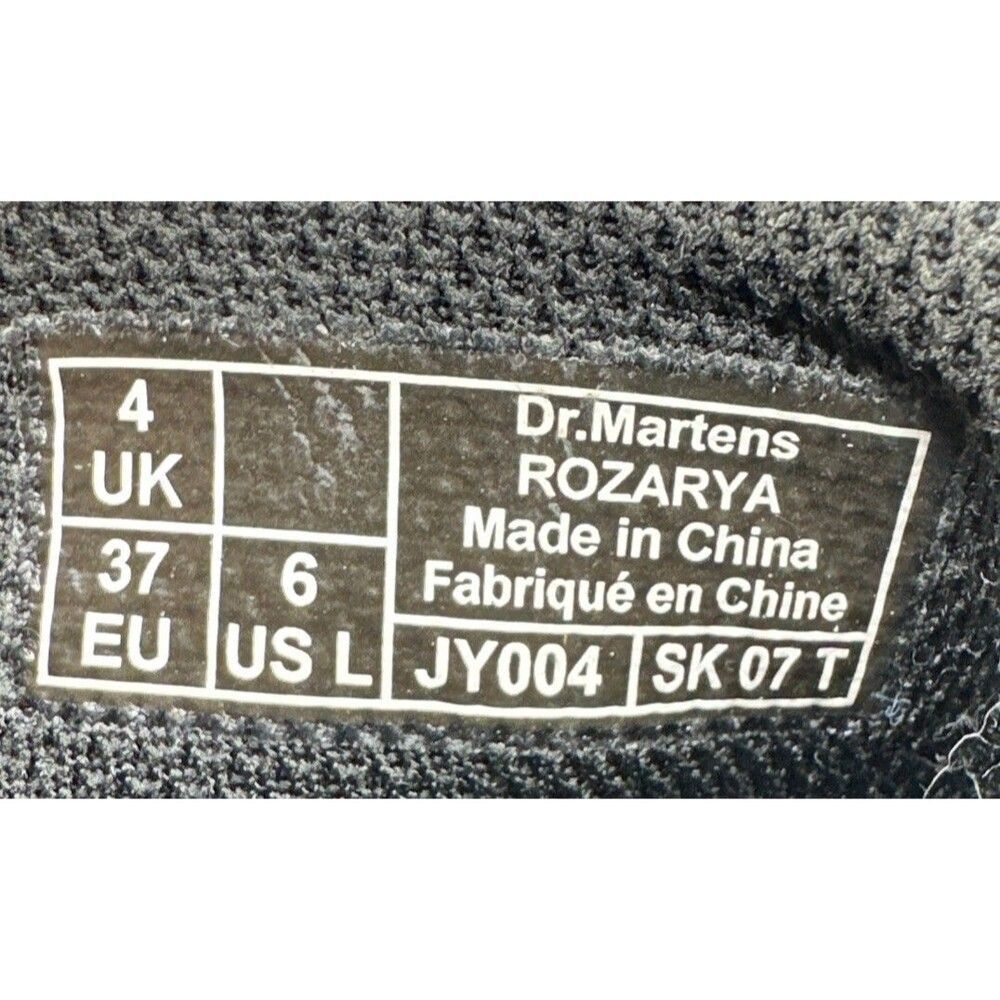Dr. Martens Rozarya II Womens Black Casual Outdoor Side Zip Ankle Boots - Picture 7 of 7